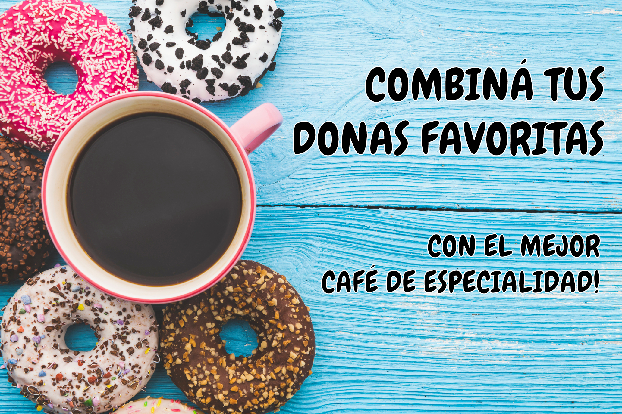 Donas y cafe